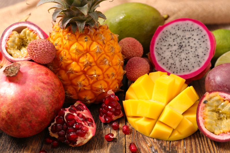 frutas variadas república dominicana